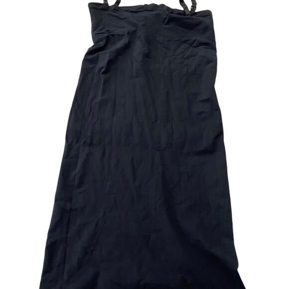 VICTORIA’S SECRET Black underwire knee length shapewear dress Size Large - Picture 2 of 9